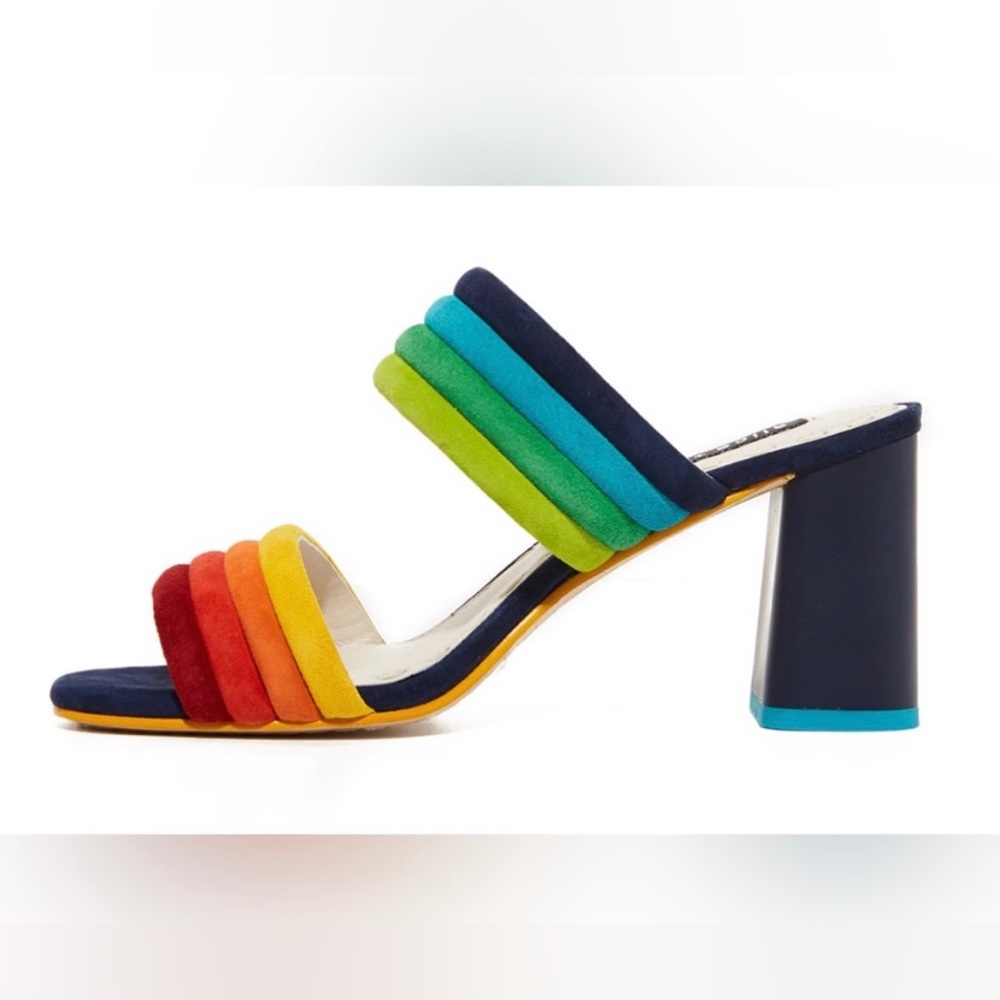 Alice and Olivia rainbow heels